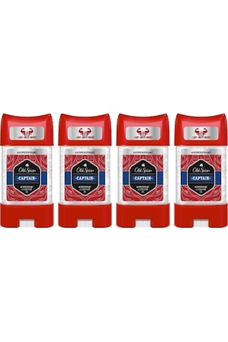 Old Spice Captain Clear 48H Erkek Jel Stick Deodorant 4 x 70 ML