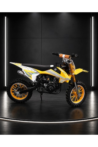 Sfm Mini Cros 49cc Çocuk Cross Motosikleti Sarı