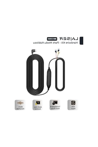Hardwire Kablosu, Park Modu İçin Type-c Bağlantılı