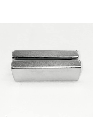 2 Adet 60x20x10 Mm Güçlü Neodyum Mıknatıs, Köşeli Magnet, N35 Kalite