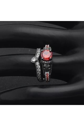 Fastbuy Skull Çok Renkli Punk Tarzı Takı Bileklik, 11 Numaralı Beyaz Çok Renkli