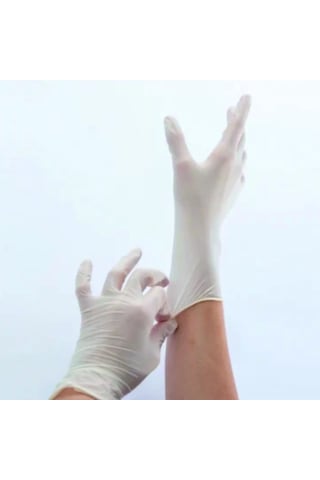 Brp Pudrasız Lateks Muayene Eldiven Large L 100'lü Kutu