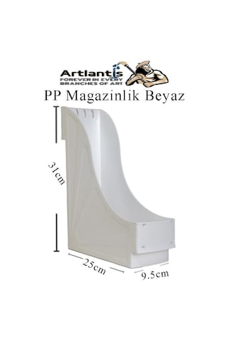 Plastik Magazinlik Beyaz 2 Adet Plastik Kutu Klasörü Magazinlik A4 Dosya Ve Masa Düzenleyici Sınıf Ev Ofis