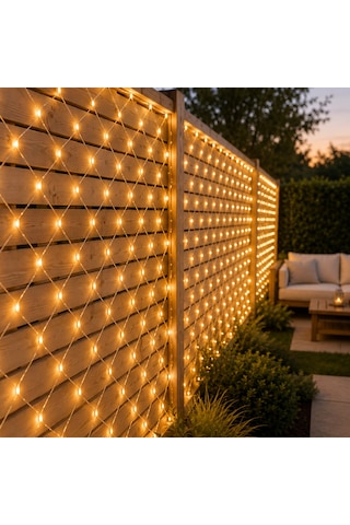 Led Ağ Işık Dekoratif File Aydınlatma Balkon Oda Ve Bahçe Süsleme Yeni Nesil