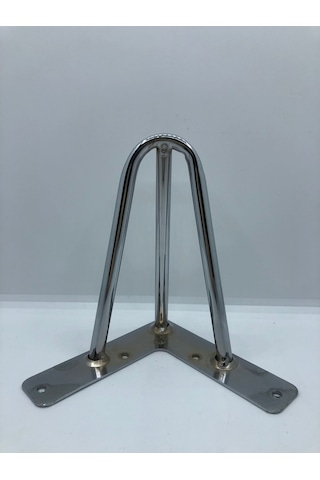 Metal, 15 12 12cm Krom Koltuk,dolap,baza, Mobilya Ayağı 4 Adet