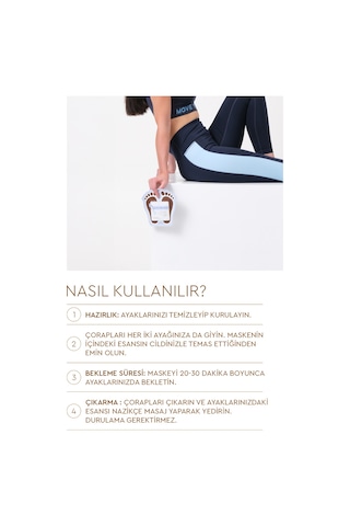 Mjcare Premium Foot Care Pack - Nemlendirici Çorap Tipi Ayak Bakım Maskesi 10'lu