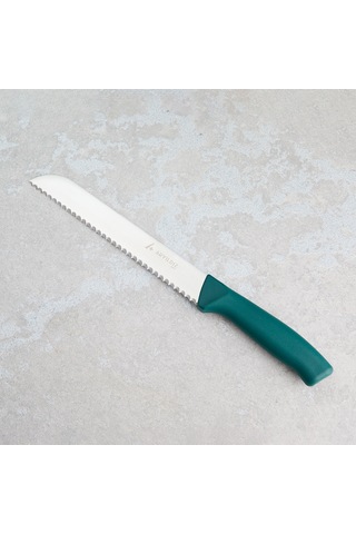 Aryıldız Rexa Tırtıklı Ekmek Bıçak Yeşil 19 Cm Renkli