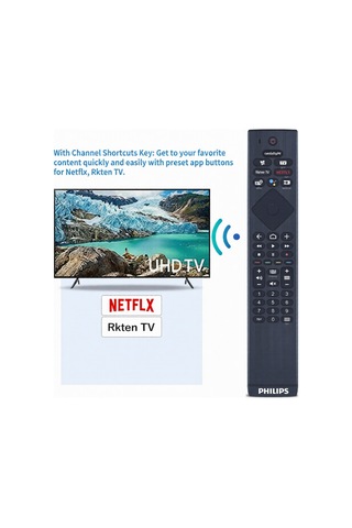 Philips Ambilight Rakuten Netflix Tuşlu Ses Komutlu Kumandası 54865350