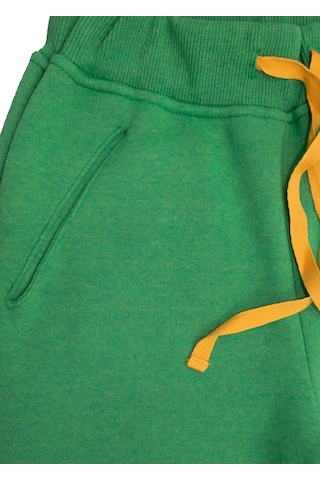 Recycle Pamuk Şardonlu Kışlık Benetton Kız Çocuk Eşofman Altı Yeşil