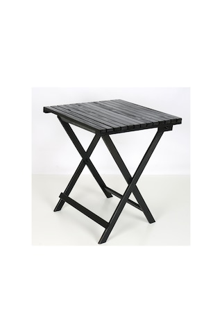 Balkon Ve Bahçe Katlanir Masa Siyah 60x60 Cm Wdn610
