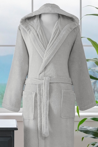 Özdilek Woven Kapüşonlu Bornoz  Gri