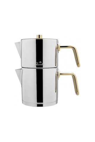 Jumbo Metalix Midi Çaydanlık Titanyum Gold Çelik - Gold