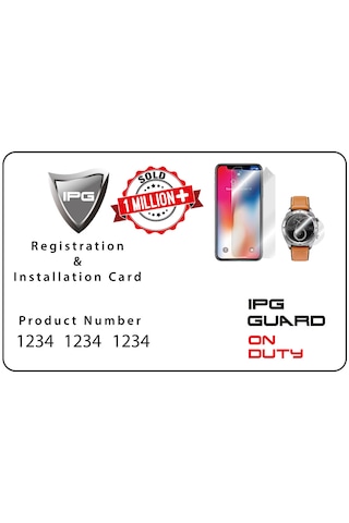 Garmin Instinct 3 Tactical Edition 50mm İle Uyumlu Ipg Hydrogel Ekran Koruyucu 2 Adet