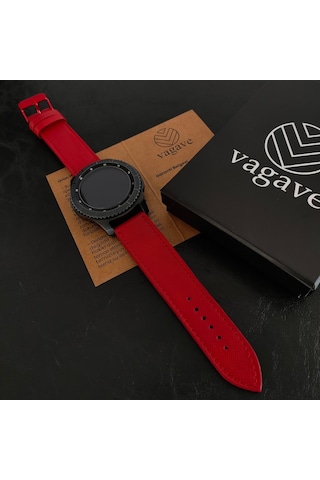 Vagave Samsung Uyumlu Active / Watch / Gear 20 Mm / 22 Mm Deri Kordon (497125572)