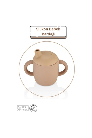 Silikon Bebek Bardağı - Moka Mocca