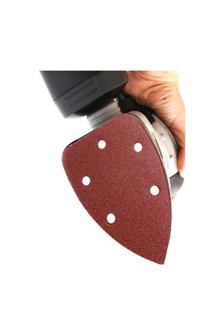 80pcs Üçgen Grits Mouse Detay Zımpara Kağıdı, 5 Delik, Çeşitli 60/80/120/180/240/320/400/800