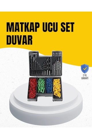 Delme Uç Seti 24 Parça Kutulu Matkap Ucu Ahşap Metal Beton İçin