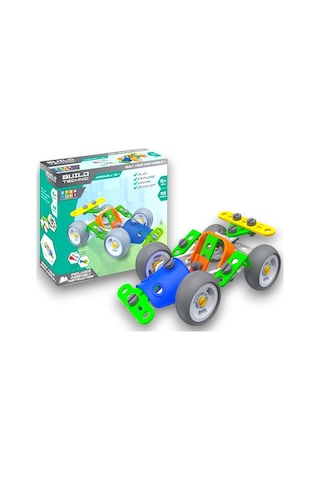 58 Parça Tak-sök Go-kart Arabası Block Yapı Seti