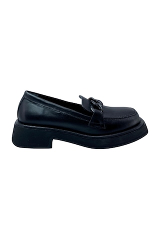 Albini 2610556d Hakiki Deri Kadın Loafer Ayakkabı Siyah