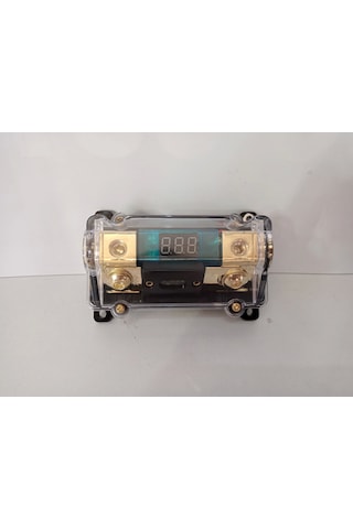 Voltmetreli Amfi Sigortası Ysnsounds Dijital Voltmetre Ve Anfi Sigortası 200 Amper