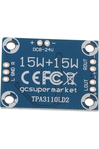 Homyl Tpa3110 Dijital Amplifikatör Kartı 2x15w Stereo Ses D