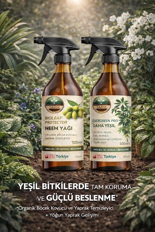 Daha Yeşil Bitki Besini Ve Neem Yağı İkili Bakım Seti 2 L - 1 L - 1 L - 500 ML