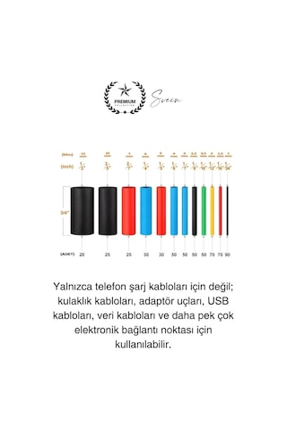 560 Parça Makaron Seti Kutulu Kablo Birleştirme Koruyucu Yalıtım Sıcaklıkla Daralan Tamirat Kaplama