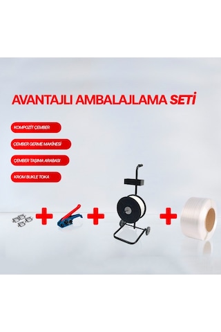 ONUR PLASTİK KAZANÇLI 1100 MT KOMPOZİT(LİFLİ)ÇEMBER KULLANIM SETİ