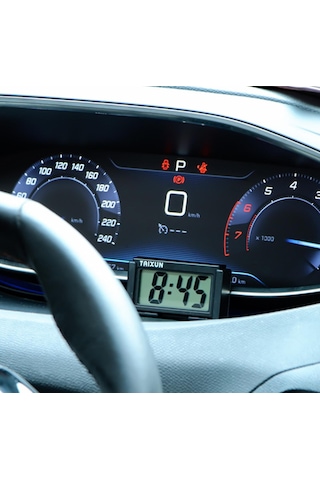 Suntek Mini Araba Saati Kendinden Yapışkanlı Braket Araç