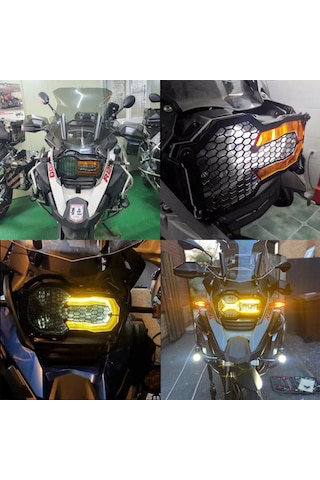 Knmaster BMW R 1200 / 1250 GS Ön Far Koruma Kapağı Izgara Tipi