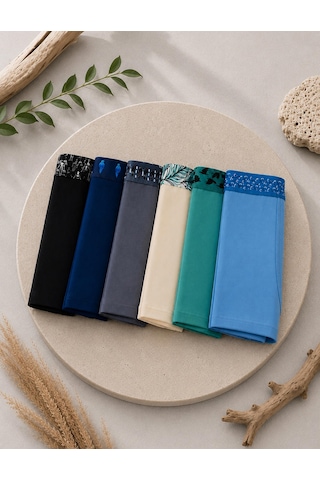 Mutig Tencel Modal Erkek Boxer 6'lı Siyah - Lacivert