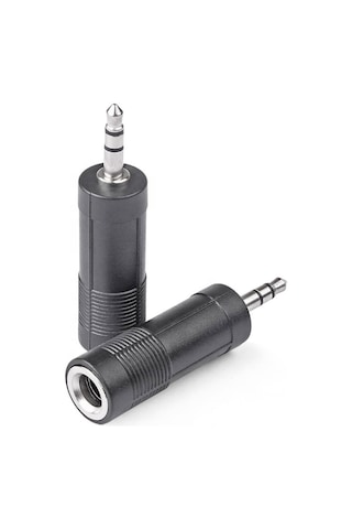 3.5Mm Stereo Erkek / 6.35Mm Stereo Dişi Ses Çevirici Adaptör