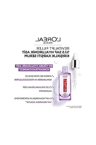 L'oreal Paris Revitalift Filler %1.5 Saf Hyaluronik Asit İçeren Kırışıklık Karşıtı Serum 30 Ml
