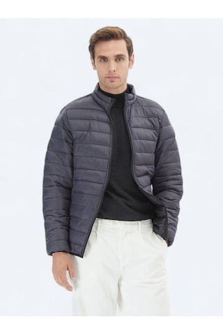 Koyu Gri Dokuma Mont Koyu Gri