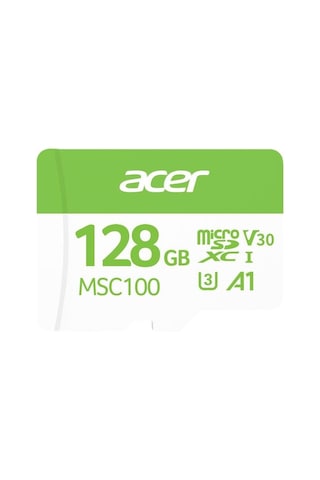 Acer Msc100 128gb Microsd U3 V30 A1 Aksiyon Kamera & Güvenlik Kamerası Uyumlu