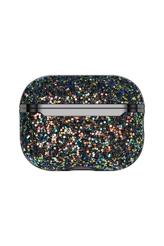 Muratech Onegif Apple Uyumlu AirPods Pro 2 2.nesil Bright Simli Apple Uyumlu AirPods Kapak - Siyah