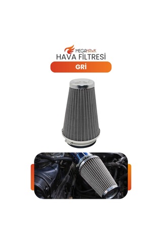 Hava Filtresi Gri Universal Açık Hava Filtresi Yüksek Akış