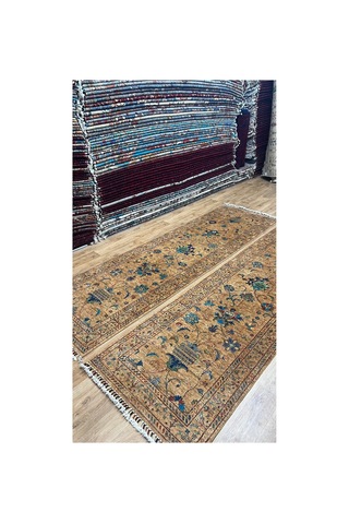El Dokuma Afghan Halısı Turuncu