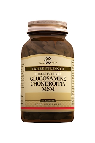 Solgar Glucosamine Chondroitin Glukozamin Glukosamin Kondroitin Msm 60 Tablet