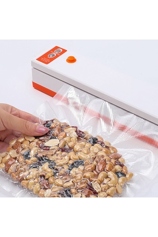 Ximistore9 Kuru Ve Nemli Gıdalar İçin Taşınabilir Otomatik Vakum Paketleme Makinesi, 20 Adet Poşet Hediye Eu Fiş