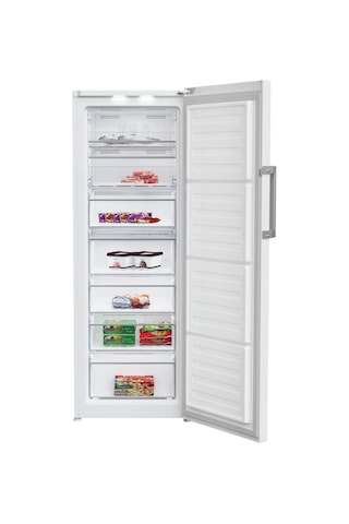 Beko 7371 JEB 256 LT 7 Bölmeli Dikey Derin Dondurucu Beyaz