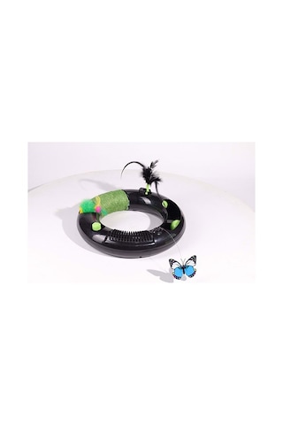 M-pets Halo Eco Kedi Oyuncağı Siyah 30,5x30,5x5,5 Cm 244-50075.01