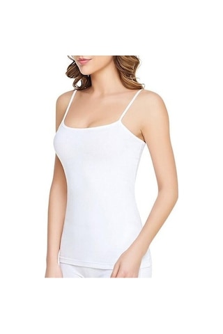 Tutku 0135 Kadın Renkli Atlet Ribana Ip Askılı 6'Lı Paket