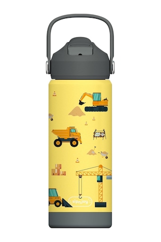 Sipnjoy - Flipsip Çocuk Su Termosu 550 Ml - Builder Buddy