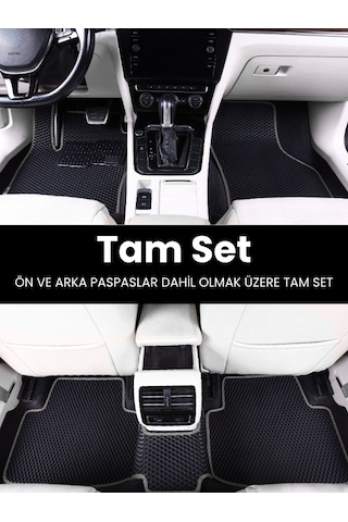 Volvo Xc70 2007-2016 Uyumlu Eva Paspas Tam Set Oto Paspas,araca Özel,tam Koruma,kolay Montaj 189