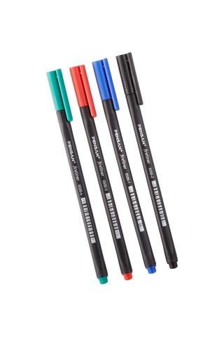 Pensan Fineliner Keçe Uç Kalem 0.4 Mm 10 Lu Plastik Kutulu 6500 Hp