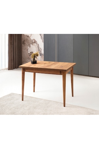 Yanlardan Açılır Büyüyen Yemek Masası Meşe 65 x 100 CM Sadece Masa Fiyatıdır
