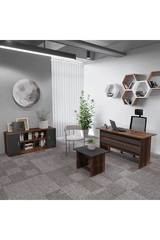 Robinhome Robin Home Verona Abf Ofis Büro Seti Çalışma Masası Takımı Barok-