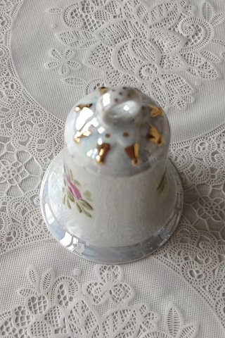 Nurantik Antika Porselen Çan Çiçekli 5x8 Cm
