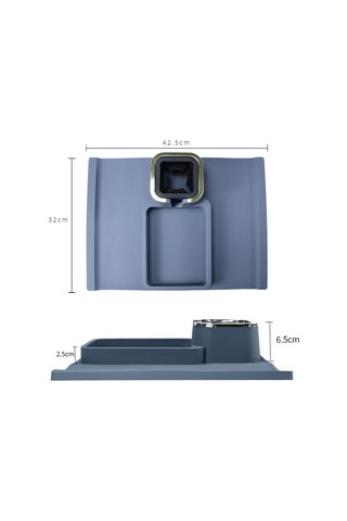 Sones Kanepe Kol Dayanağı Araba Kol Dayanağı Silikon Bardak Altlığı Isı Yalıtımı Haşlanma Önleyici Bardak Tutucu Mavi